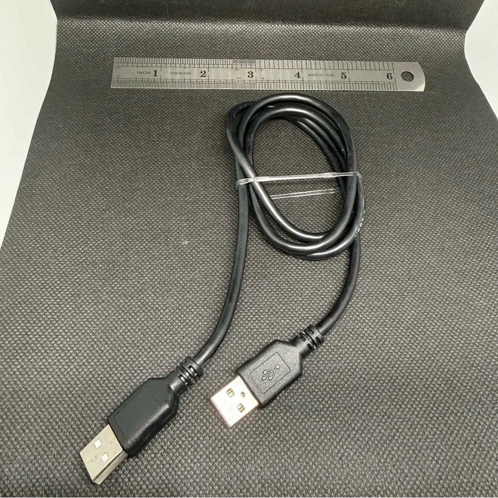 Black USB to USB Cable